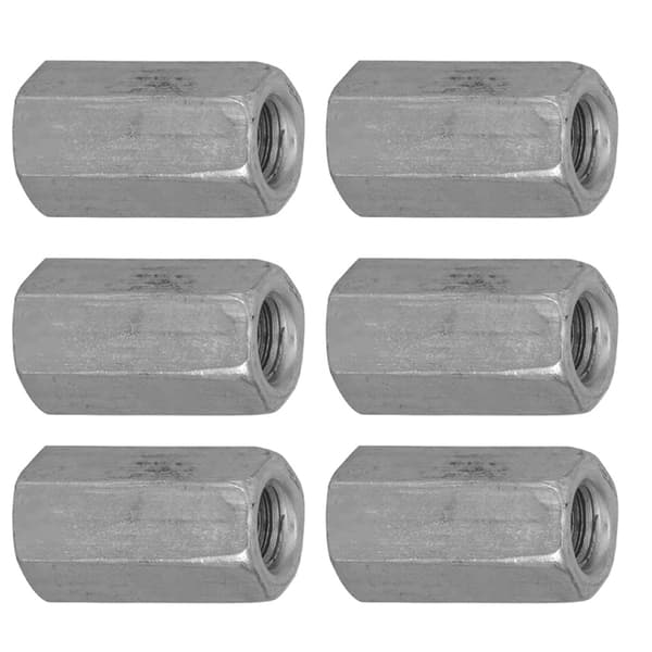 10 st Lång Stång Mutter Hexagonal Hylsmutter Standoff Gängade Fästelement (M6 * 25)