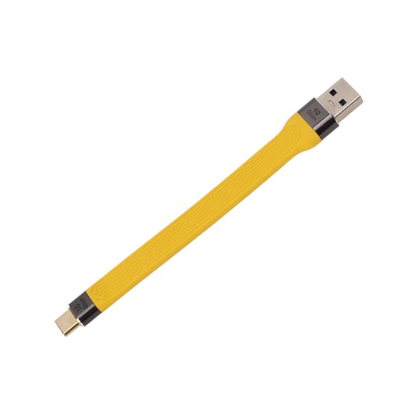 Kort USB A til USB C-kabel Bærbar Liten FPC Fleksibel Kabel PD 100w 5A 10Gbps Hurtiglading Kort USB C-kabel