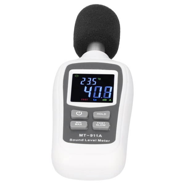 MT-911A Lydniveaumåler 35dB-135dB Digital Mini Noise Decibel Tester Måling