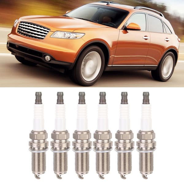 6st tändstift PLFR5A 6240 passar till Infiniti FX45
