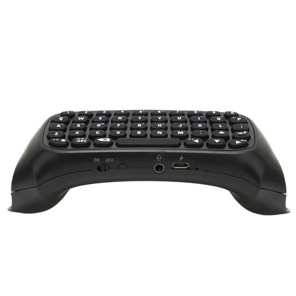 Trådløst Mini Bluetooth-tastatur DC 5V Stabilt Bærbart Gamepad Meldingstastatur for PS4-kontroller