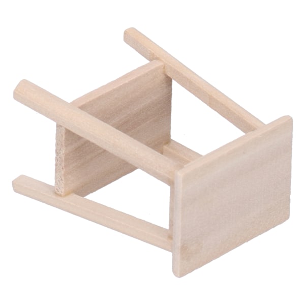 1:12 Dockhus Trä Bonsai Pall Simulerad Miniatyr Möbler Modell Leksak Tillbehör Kort Pall
