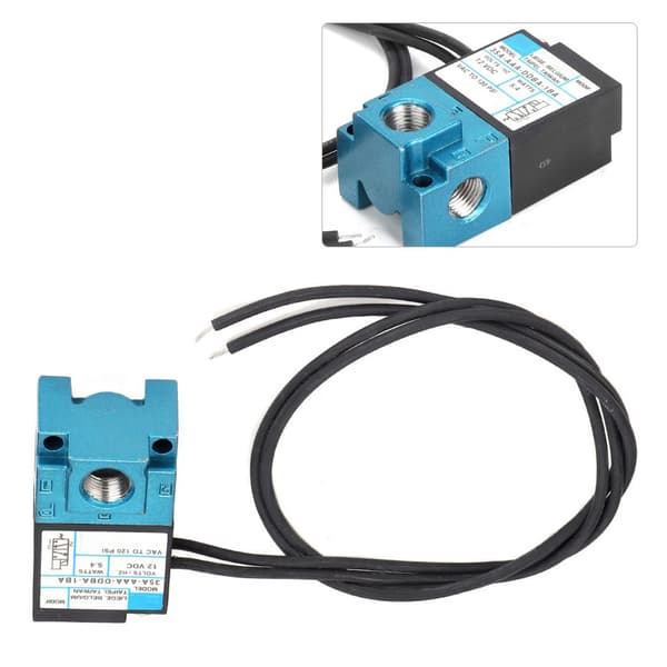 3-ports elektronisk boost kontrol solenoid ventil DC12V 5.4W 35A AAA DDBA 1BA