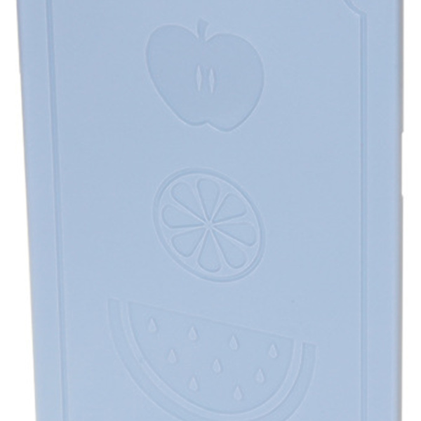 Hopfällbar kökskärare Bärbar plastfrukthackbräda för utomhuspicknick Camping Nordic Grey Blue 20x12.5x0.8cm