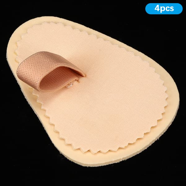 4st Tåriktare Separatorer Skydd Bunion Splint Corrector Tåspridare Skydd 1 Hål