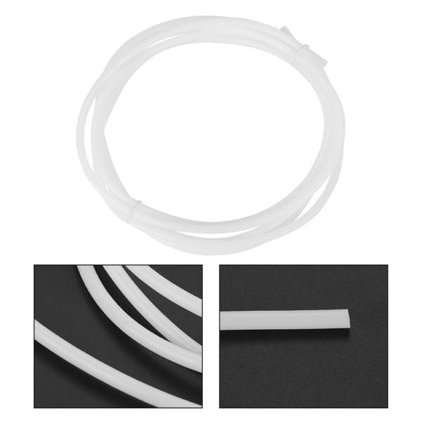 PTFE White Bowden Tube for 1,75 filament (2,0 mm ID/4,0 mm OD) For 3D-skrivere (1,5 M)