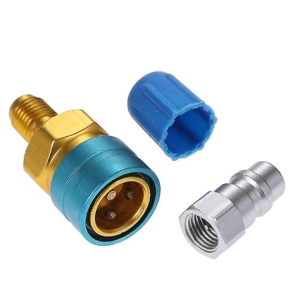 R1234yf Auton ilmastointilaitteen lataus pikaliitinletkun adapteriliitin