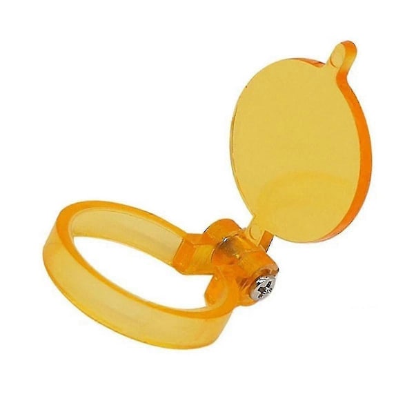 1 st Gult Filter För LED Pannlampa Dental Luppar Användbar Laboratoriebelysning Optisk Binokulär