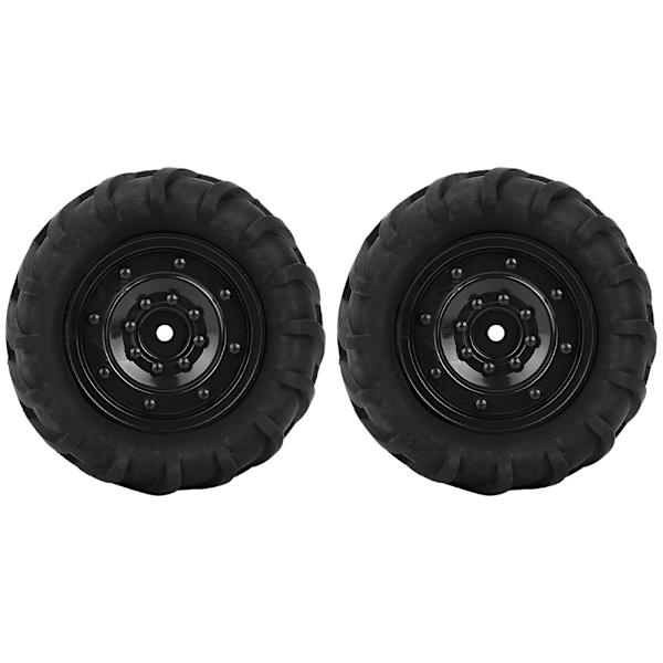2st 85 mm RC-gummihjuldäck för 1/16-fjärrkontroll Racingbil Buggy Truck