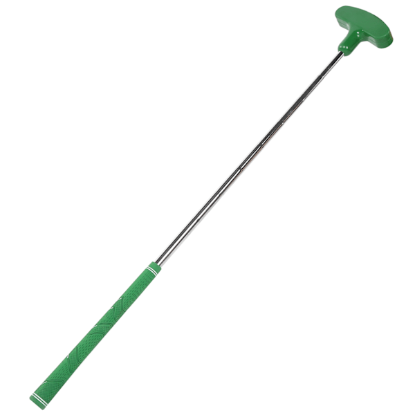 Hopfällbar minigolfputter i rostfritt stål med gummihuvud för barn