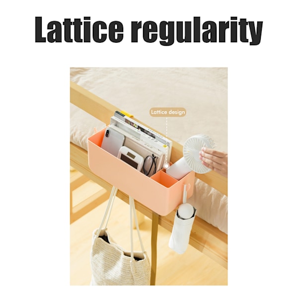 Seng Organizer Plast Sengeside Opbevaring Hængende Kurv Seng Bord Hylde Kurv Rack Organizer
