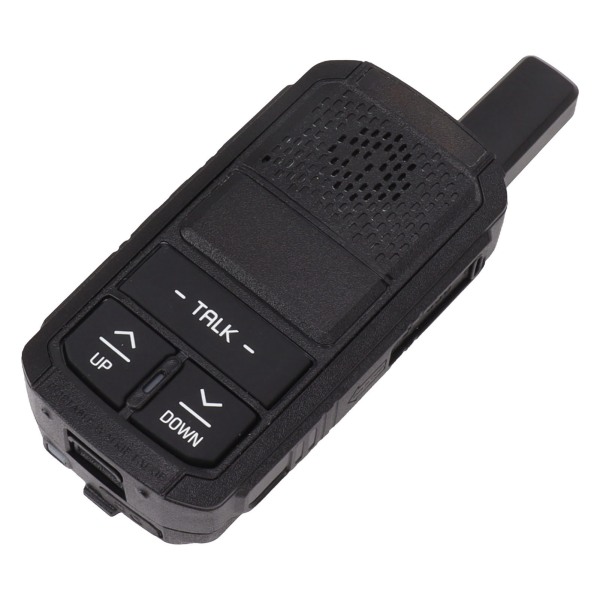 Mini walkie talkies 3W 16 kanals 400‑470MHz letvægts stabilt signal Langdistance trådløs tovejs talkabout-radio AC100‑240V EU-stik