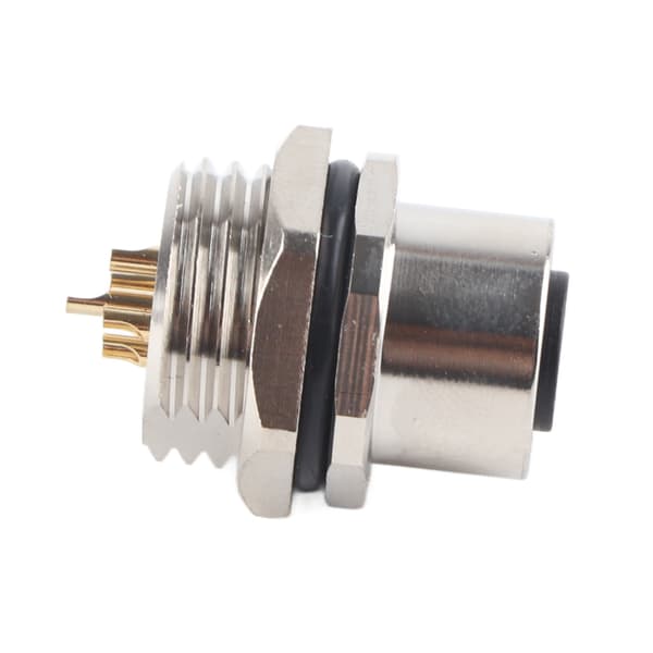 M12‑B‑S5 Panelmontert Sokkel M12 IP67 Vanntett Kobling 5-pinners Pluggadapter