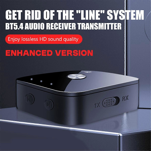 Bluetooth 5.4 Audio Lähetin Vastaanotin AptX-Adaptive/HD/LL 3.5MM