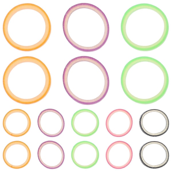 1000 st Små Ortodontiska Gummiband Färgade Tandkorrigerande Elastiska Band Runda Gummiband