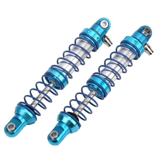 2 stk. undertryk metal støddæmper udskiftningstilbehør, passer til 1/10 RC Crawler 86mm