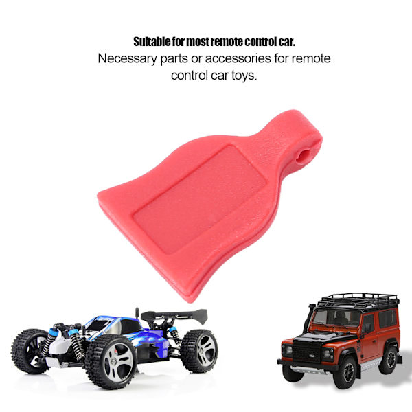 1/10 skallspenne med silikonputer klips Drift RC bilmodell Modifisert tilbehør Rød