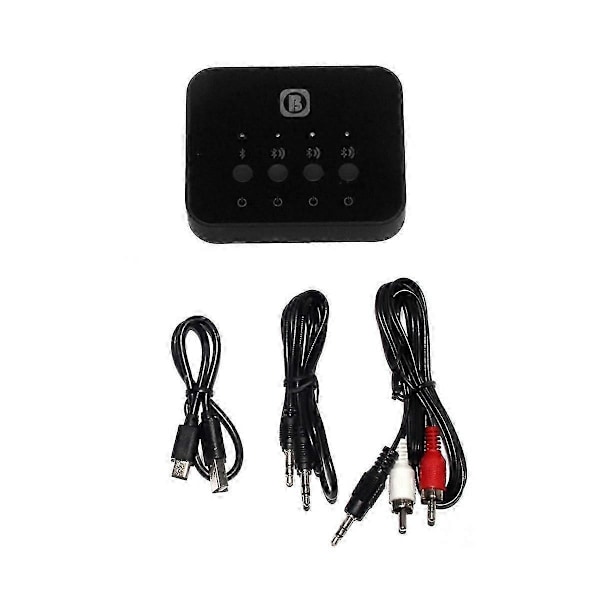 Bluetooth Transmitter Receiver Trådløs Adapter kompatibel med Højttaler TV PC Bil Trådløs Audio Sharer Musik S