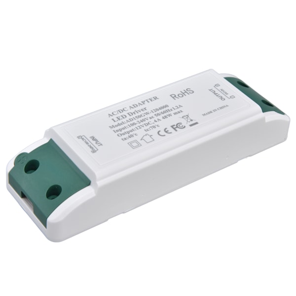 LED strømdriver 12V DC 48W 4A konstant strømspenningsadapter 12V LED strømtransformator AC100‑240V