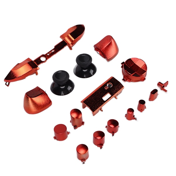 Full Game Controller Button Set Electroplating Replacement Handles Accessories for Xbox Series XRed