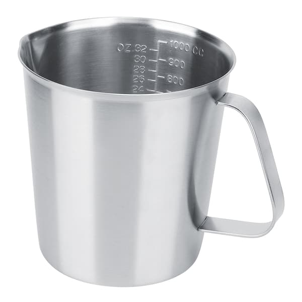 1000 ml mælkeskummerkande i rustfrit stål, kaffemælkekande med skala til latte art