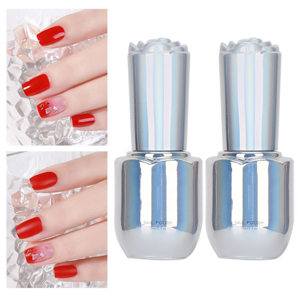 Nagel toppbaslack matt lack nagellack set ingen tork UV-gel manikyrverktyg 15ml