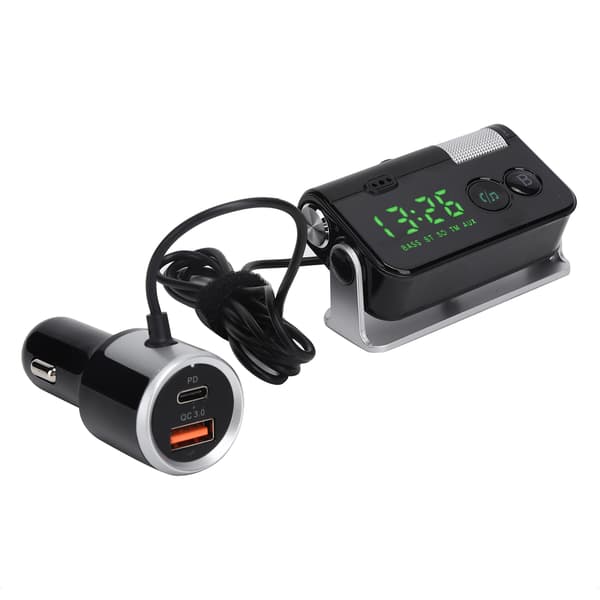 BC73 Bil PD/QC3.0 Laddare Handsfree FM-sändare Multifunktionell Bluetooth MP3-spelare