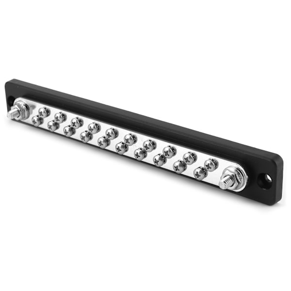 Busbar-tavle med dobbelte rækker, 20 positioner, 2 studs terminalblok 150A til lastbiler, autocampere og køretøjer