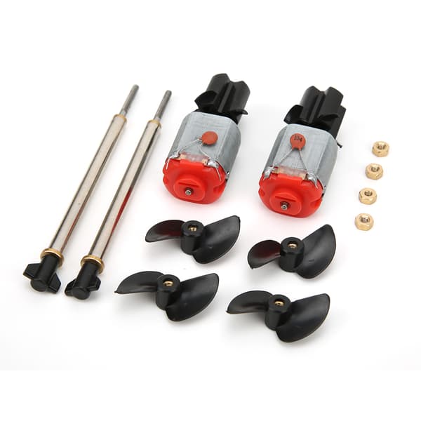 Elektrisk RC Imitation Krokodilbåt Leksak Propeller Motor Tillbehör Passar Flytec V005