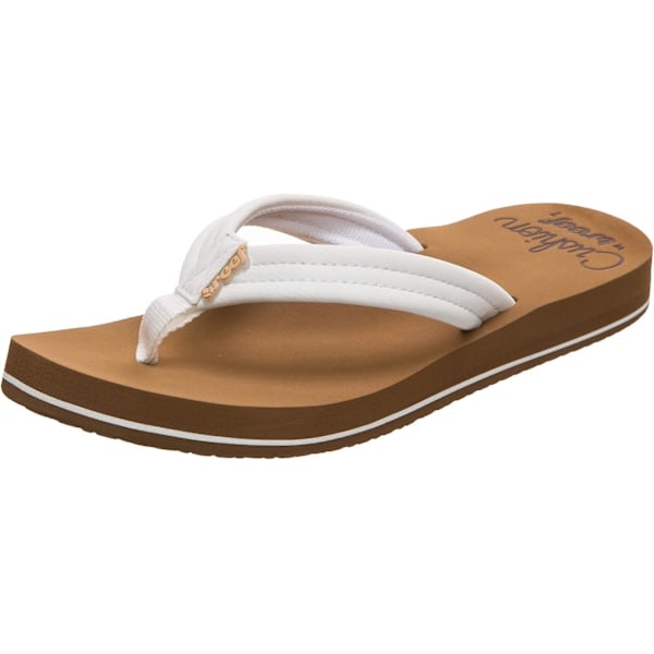 Dämpade flip-flops för dam, storlek 8.5