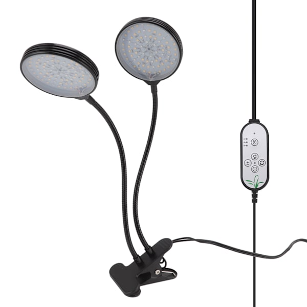 Kasvien kasvuvalo Ajoitus 5 Himmennettävää tasoa Vedenpitävä Kaksi päätä 30W USB-käyttöinen LED-kasvilamppu pidikkeellä