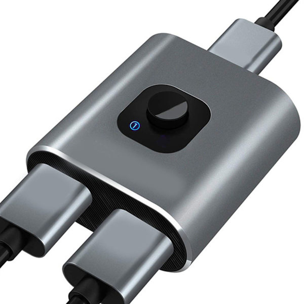 HD Multimedia Interface Switch 2 ind 1 ud 4K 60Hz understøtter 3D HD Tovejs HD Multimedia Interface Splitter