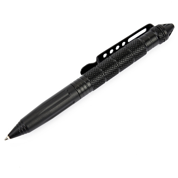 Multi Aluminium Outdoor Tactic Pen Säkerhetsskydd Glasbrytare Överlevnadsverktyg