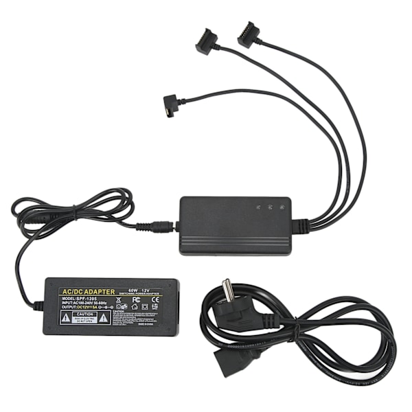 3 i 1 Batterilader Quadruple Protection Dual Purpose Intelligent Multi Batterilader for DJI EU Plug 100‑240V