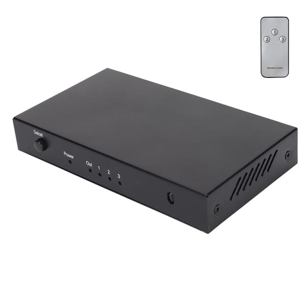 HD Multimedia Interface Switch 3 in 1 ut 3D 4K HD Video Splitter för PS3 Laptop 100‑240VUS-kontakt