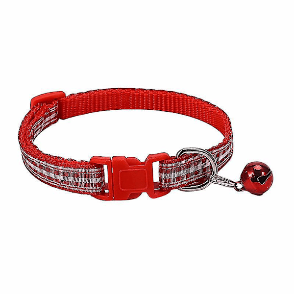 Set med 12 st Katt Halsband, Justerbar Längd, Kattungehalsband, Snyggt Tillbehör för Katter och Husdjur