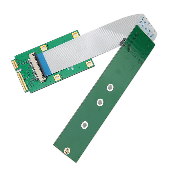 Adapterkort MINI PCIE till NVMe M.2 NGFF SSD-omvandlare för 2230/2242/2260/2280 M.2