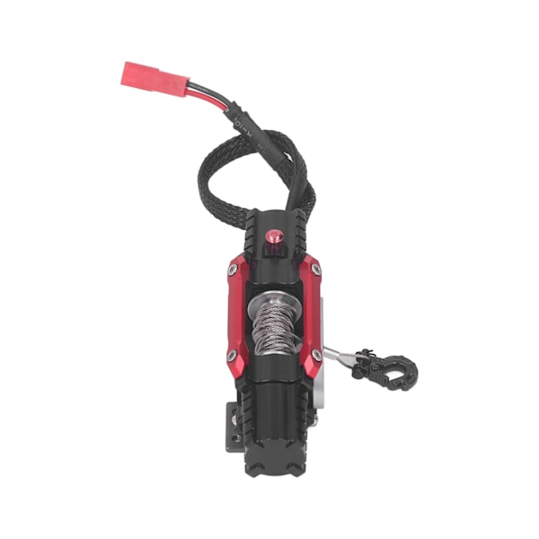 RC-vinssi, alumiiniseos, sähköinen kaksimoottorinen simuloitu vinssi Axial SCX10 90046 D90 1/10 RC-autoon, 6-8 V, punainen