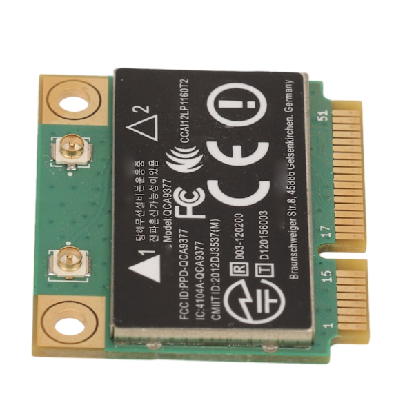 QCA9377 Mini PCIE WiFi-kort 433 Mbps 2,4 G 5 GHz Dual Band WiFi-adapter för Windows 7 8 10 för bärbar dator Mini PC