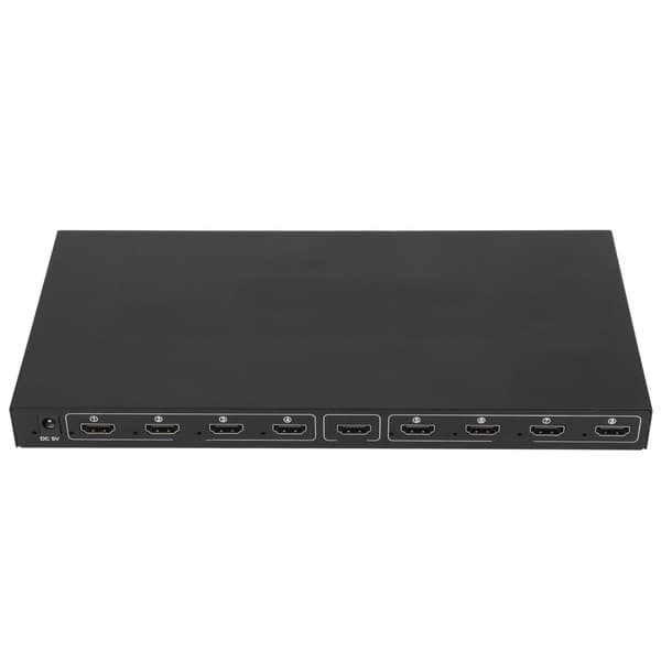 4K 1 in 8 ut HD Multimedia Interface Splitter 8-vägs HD Multimedia Interface Distributör 100‑240V US-kontakt