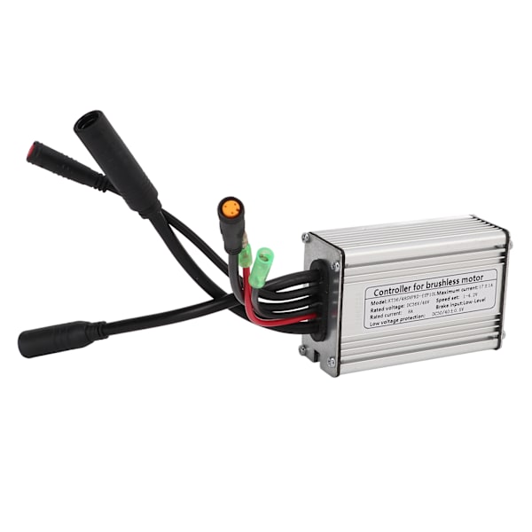 Elektrisk cykel 36V/48V 17A sinusformet controller 6mos med lyslinje til 250W motor