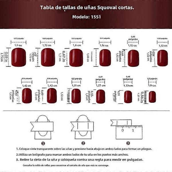 Medium Firkantede Kunstige Negle 24 Stk. Sorte med Abrazine Mønster Blank Kunstig Manicure Falske Negle til Fingre