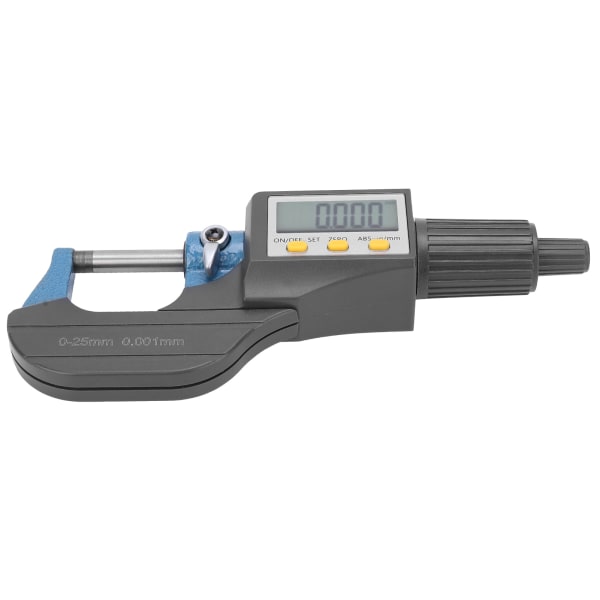 Digital mikrometer LCD-display med finjusterings spärrväggstjocklek mätverktyg