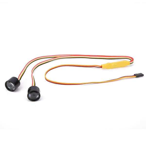 Fargerike LED-hodelykter Hodelampe Modifisert Tilbehør Passer for 1/10 RC Crawler Bil