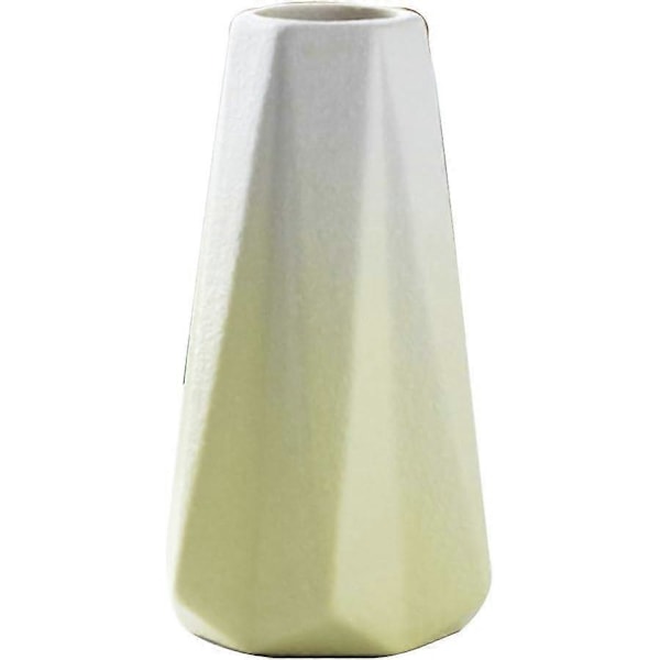 Modern Keramisk Vas, Elegant Geometrisk Porslinsvas för Vardagsrum, Kök, Bord, Hem, Kontor