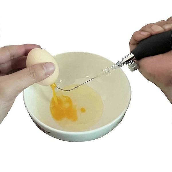 Easy Egg Blower Töm Ägg Verktyg - Enkelt Hål Äggpump och Borr Påskäggstillverkningstillbehör Dekoration