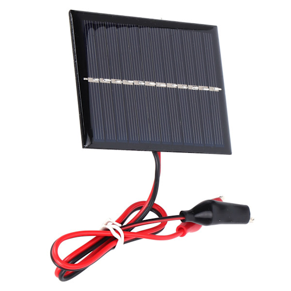 0.6W 6V Solcellepanel Modul Bærbar DIY Polysilisium Solcellelader for Leker Lys 3.7V Batteri