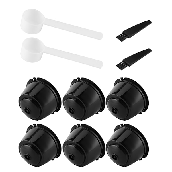 2 set pods Återanvändbara påfyllningsbara filterkoppar Passar till Nestle DOLCE GUSTO kaffemaskiner