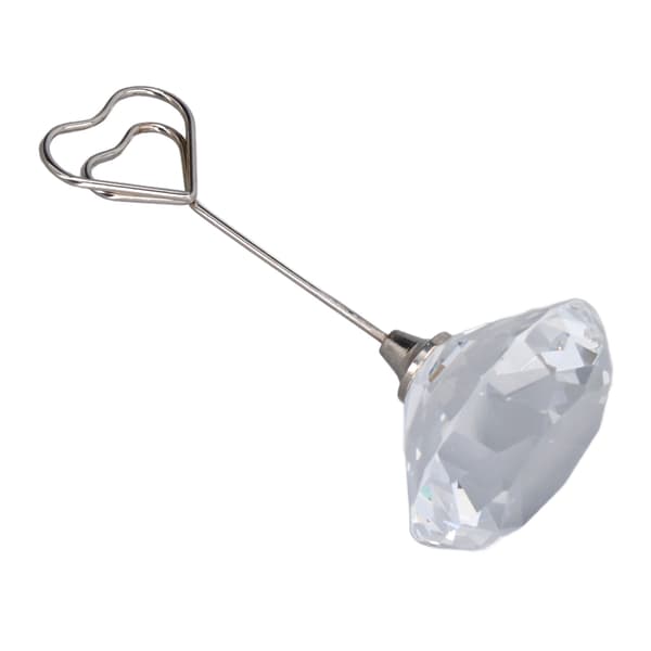 Bordnummerholder Hjerteformet Stabil Premium Metall Solid Slitesterk Mye Brukt Plasskortholder 9 cm Hjerteformet