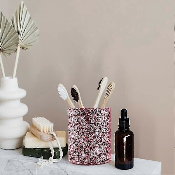 Glitterhållare, Blingdesign, Stilren skrivbordsorganisatör_SZXM
